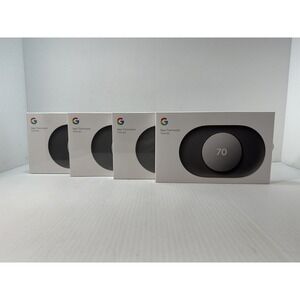 4 Google Nest Thermostat Trim Kit Snow GZZN7 GA02086-US 3 Unopened 1 Opened